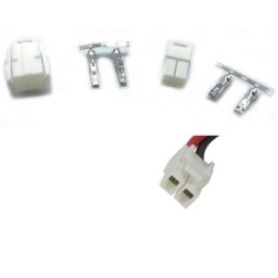 Un ensemble connecteur de câble d'alimentation mâle ou femelle adaptateur de prise pour KENWOOD