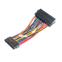 Adaptateur d'alimentation interne standard ATX PSU 24 broches femelle vers Mini 24P mâle câble de