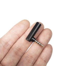 Adaptateur Audio en forme de L 3.5mm Jack 3.5 mâle à femelle convertisseur Audio à 90 degrés pour