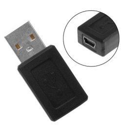 Adaptateur de convertisseur de connecteur mâle vers Mini USB 2.0 Type B femelle à 5 broches
