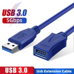 Câble d'extension USB 1.8 mâle et femelle de 3.0 M pour synchronisation de données rapide pour