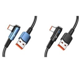 Câble tressé USB type-c 100 a/USB-A W(20V/5A) à courant élevé pour données et chargement robuste