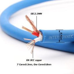 Cardas – câble d'interconnexion à lumière claire audio Bluk lecteur CD ampli câble audio rca