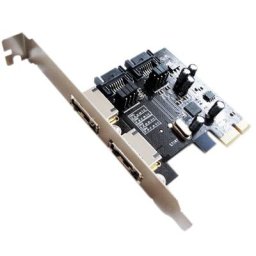 Carte d'extension PCI-E à SATA3 sata 3.0 6 Gb/s SSD Asmedia ASM1061