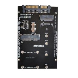 Carte de convertisseur 2 en 1 Tyor pour ordinateur portable SATA III adaptateur M.2 Ngff MsMiSsd