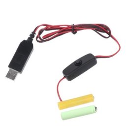 Câble d'alimentation USB K1AA pour batterie LR03 remplace la batterie AAA 3V batterie réutilisable