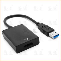 Adaptateur USB 3 0 Zu HD-KomTen bel Konverter Câble multi-affichage Câble vidéo HD pour PC
