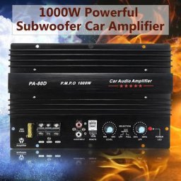 12V 1000W Voiture Audio Haute Puissance Amplificateur Amp Conseil injuste Subwoofer Basse Amp PA-80D
