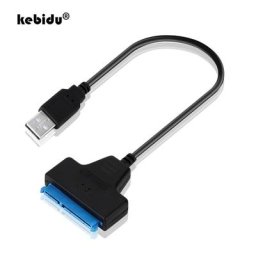 Kebidu-Câble USB 3.0 vers SMi haute vitesse 22 broches 5 pouces 2.0 pouces 3.5 pouces disque