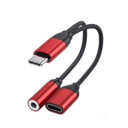 Adaptateur Audio de Type C à 3.5mm séparateur USB C 2 en 1 câble Audio pour casque pour Xiaomi 6