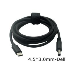Convertisseur USB type-c vers prise DC 4.5x3.0mm câble de chargement pour ordinateur portable Dell