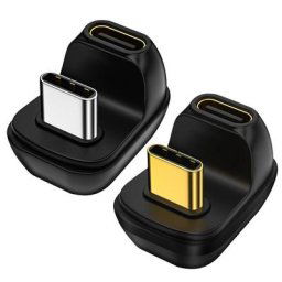 Adaptateur USB 4.0 de type C en forme de U à angle droit connecteur USB 4.0 40Gbps 8k60hz 100w