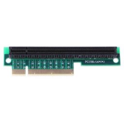 Adaptateur PCI-E 8X à 16X Riser carte pci-express x8 à x16 90 degrés pour 1U/2U