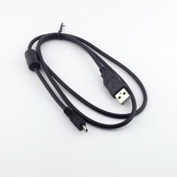 1pcs USB 2.0 A Mâle à Mini B 8 Broches Câble de données rette pour Nikon UC-E6 D-Series D5100 1m