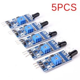 Module de capteur infrarouge pour éviter les obstacles 5 pièces pour Robot de voiture intelligent