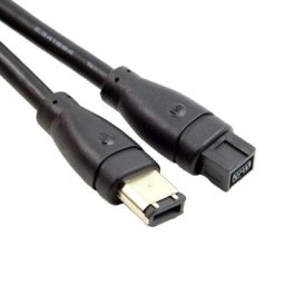 Câble noir noir FireWire 9 broches 6 broches BETA 800 1394 FireWire 400 9-6 IEEE 13payée ity