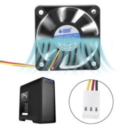 Mini ventilateur de refroidissement sans balais 41QA 50mm x 50mm x 10mm DC 12V 3 broches 9