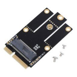 Adaptateur M.2 Ngff vers Mini Pci-e ( pcie + usb) carte réseau sans fil compatible avec Bluetooth