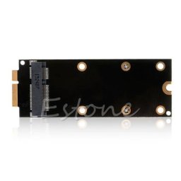 Carte adaptateur mSATA SSD à SATA 7 + 17 broches pour MacBook Pro 2012 A1398 A1425 MC976