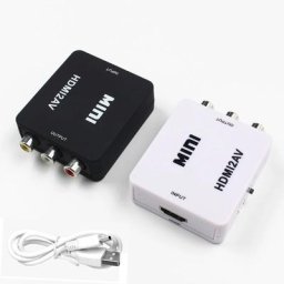 Adaptateur convertisseur HD2AV pour TV VHS VCR DVD NTSC 1080P détartreur vidéo composite