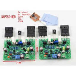 Amplificateur audio stéréo NAIM NAP250 puissance stéréo MOD 80W kits de bricolage cordon fini