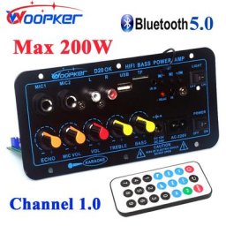 Woopker – panneau d'amplification Bluetooth 60-200W USB FM Radio TF lecteur Audio caisson de