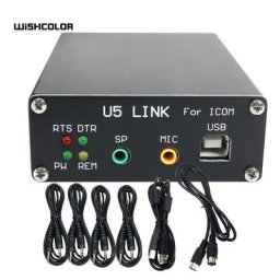 Lien de Wishcolor U5 pour le connecteur radio d'ICOM avec l'interface d'amplificateur de puissance