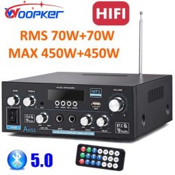 Amplificateur de son numérique HIFI Bluetooth canal 2.0 maison voiture karaoké caisson de
