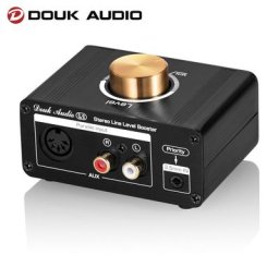 Douk Audio Mini amplificateur de niveau stéréo à gain élevé amplificateur de signal audio HiFi