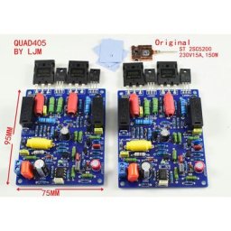 Amplificateur de puissance Audio à 2 canaux QUAD405 100W + 100w 2 pièces KIT de bricolage carte