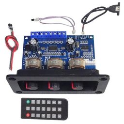 Kit de carte d'amplificateur audio de classe D 2x25W 50W 2.1 canaux Bluetooth 5.0 caisson de