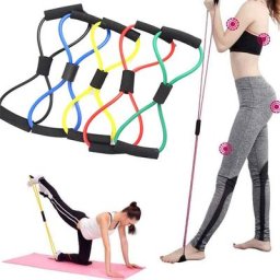 Bandes de Yoga élastiques équipement de fitness ULcôtelée extenseur de poitrine entraînement