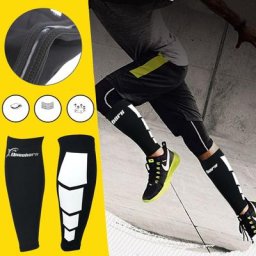Jambières de Compression pour hommes et femmes manchon de jambe de course de Football tibia de