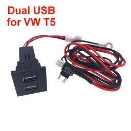 Chargeur USB pour Voiture Touriste Onduleur Adaptateur Prise 12V 24V 4 Pipelines VW T5