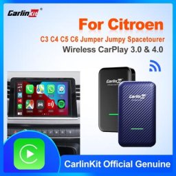 CarlinKit 4.0/3 Adaptateur sans fil CarPlay Mini Apple CarPlay Box pour Citroen C3/4/5/6 Aircross