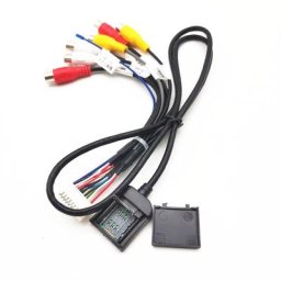 20-pin arc-en-ciel Wild RCA AUX-IN/sortie Câble epiSlot Pour Android Tête 3G/4G WIFI Unité Stéréo
