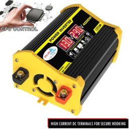 Onduleur de puissance 4000W transformateur de tension Portable adaptateur de voiture chargeur