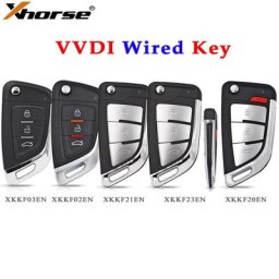 Xhorse – télécommande à fil XK série VVDI XKKF02EN XKKF03EN XKKF20EN XKKF21EN XKKF23EN pour