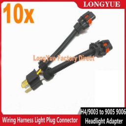 Longyue-Adaptateur d'éclairage de sauna câblage connecteur de prise de lumière SFP 6 "" H4 9003