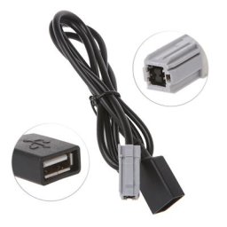 Connecteur adaptateur Audio Aux et USB pour Toyota RAV4 EZ Verso Camry Prius hybride Sequoia avec