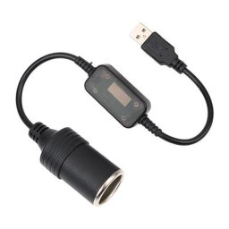 Prise allume-cigare Laguna de voiture adaptateur de convertisseur USB contrôleur filaire