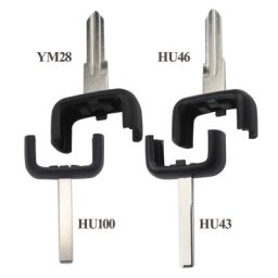 Jingyuqin – lame de clé de voiture à distance vierge pour Vauxhall Opel Vectra Astra Z Omega HU43