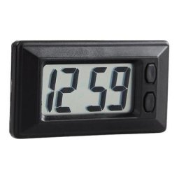 Horloge numérique de voiture petite horloge numérique véhicule à piles électronique numérique