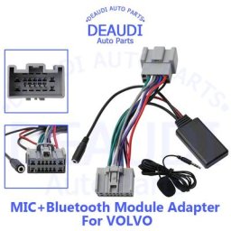 Adaptateur de câble AUX IN pour Volvo appel téléphonique technique mains libres Bluetooth 5.0