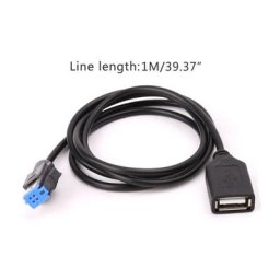 Câble USB à 4 broches pour Nissan Teana Qashqai adaptateur de voiture cordon d'extension lecteur