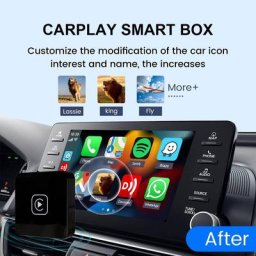 Carplay – Dongle sans fil Wifi Bluetooth connexion automatique contrôle vocal lecteur