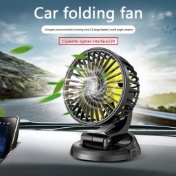 Ventilateur universel à tête unique pour voiture Mini ventilateur de tableau de bord avec
