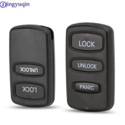 Jingyuqin 2/3 boutons télécommande clé coque étui pour Mitsubishi Lancer Outlander Pajero V73 Galant