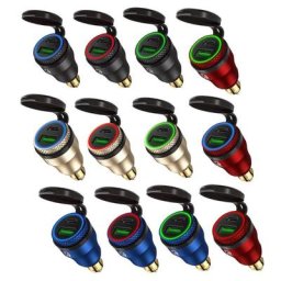 Adaptateur d'alimentation étanche 12V 24V QC3.0 USB Type C PD chargeur rapide prise Hella DIN