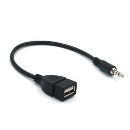 Câble convertisseur OTG mâle-femelle USB 3.5 Type A adaptateur universel de 2.0mm prise Audio AUX